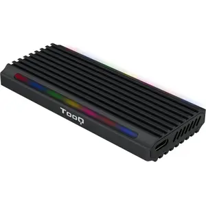 Boitier externe USB-C 3.2 type 2280 TooQ Shinobi RGB - S-ATA/NVMe M.2 image-0