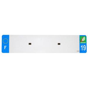 License plate strip for pvc Top Plaq 19