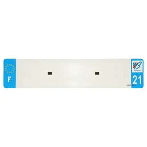 License plate strip for pvc Top Plaq 21