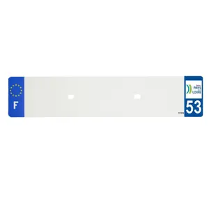 Ζώνη πινακίδας κυκλοφορίας για PVC Top Plaq 53 image-0