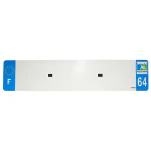 Ζώνη πινακίδας κυκλοφορίας για PVC Top Plaq 64 image-0