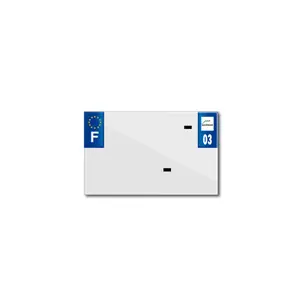 Blanko-PVC-Kennzeichenstreifen Top Plaq 03 image-0