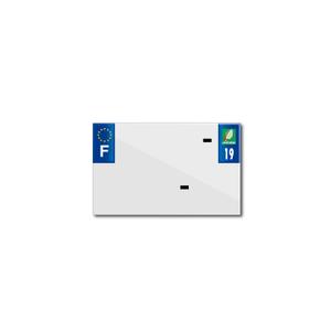 13147-blank-pvc-license-plate-strip-top-plaq-19-white-white-210x130-mm