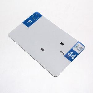 Blank PVC-nummerpladestrimmel Top Plaq 44