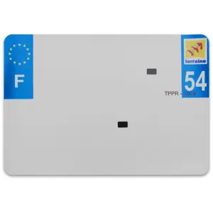 Faixa de matrícula em PVC em branco Top Plaq 54 image-0