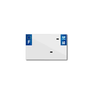 Striscia portanumero in PVC vuota Top Plaq 60