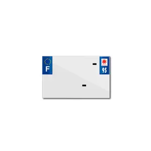 Blanko-PVC-Kennzeichenstreifen Top Plaq 95 image-0