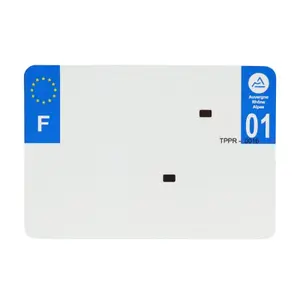 PVC nummerplaatstrip met bedrijfsnaam Top Plaq 01 image-0