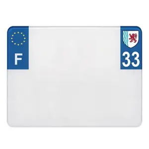 Placa de matrícula de PVC con el nombre de la empresa Top Plaq 33 image-0