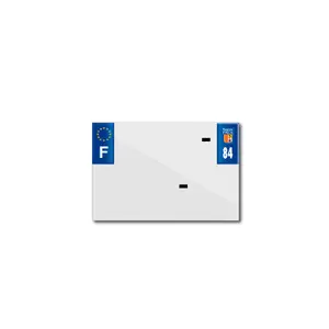 PVC nummerplaatstrip met bedrijfsnaam Top Plaq 84 image-0