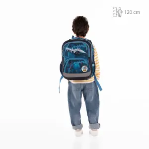 Children's backpack Topgal Lightweight with Fighter Plane Bazi 22014 image-3
