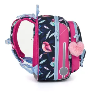 Girl's backpack Topgal Sparrows and Leaves Bebe 24001 image-1