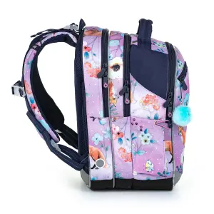 Girl's backpack Topgal Spacious with Foxes Coco 22006 image-1