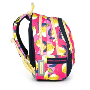 Girl's backpack Topgal Roomy with Lemon Pattern Coda 22010 image-1