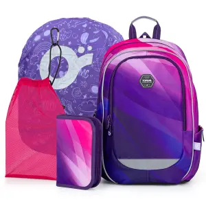 4 in 1 Girl's Backpack Topgal School Coda 24007 image-0