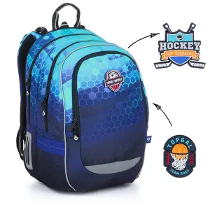 Children's backpack Topgal Roomy with MagFlex Badges Coda 24017 image-0