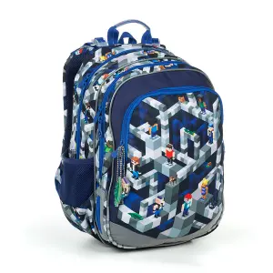 Children's backpack Topgal Famous Lightweight with PixelArt Motif Elly 19014 image-0