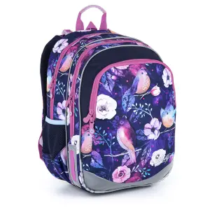 Girl's backpack Topgal Spacious with Birds and Flowers Elly 21004 image-0