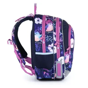 Girl's backpack Topgal Spacious with Birds and Flowers Elly 21004 image-1