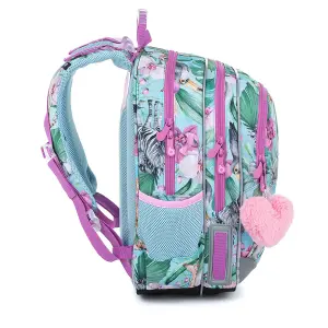 Girl's backpack Topgal Spacious with Safari Animals Elly 23004 image-2