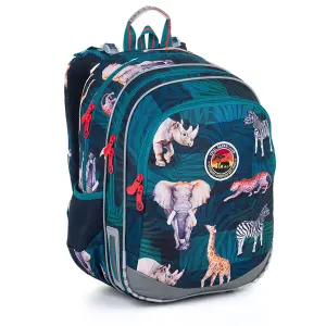 Children's backpack Topgal Spacious with Safari Animals Elly 24014 image-0