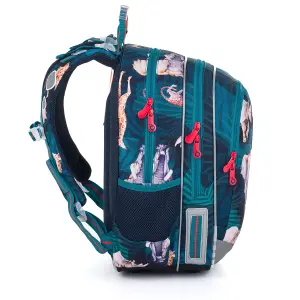 Children's backpack Topgal Spacious with Safari Animals Elly 24014 image-1