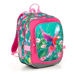 Girl's backpack Topgal Lightweight with a Macaw Parrot Endy 18001 image-0