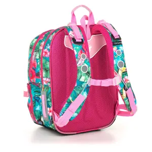 Girl's backpack Topgal Lightweight with a Macaw Parrot Endy 18001 image-3