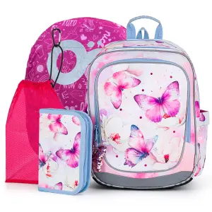 4 in 1 Girl's Backpack Topgal School Endy 24002 image-0
