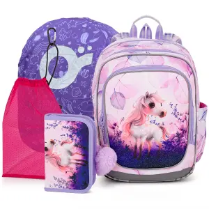 4 in 1 Girl's Backpack Topgal School Endy 25073 image-0