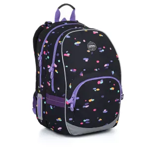 Girl's backpack Topgal Roomy with Color Details Kimi 24010 image-0