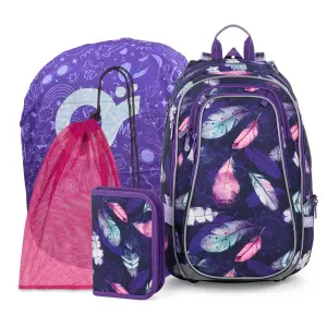 4 in 1 Girl's Backpack Topgal School Lynn 26008 image-0