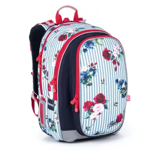 Girl's backpack Topgal Spacious in Floral Design Mira 21008 image-0
