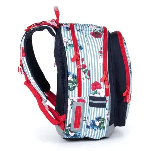 Girl's backpack Topgal Spacious in Floral Design Mira 21008 image-1
