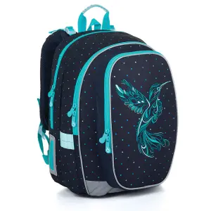 Girl's backpack Topgal Spacious with a Hummingbird Mira 24009 image-0