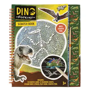 Scratch and draw notebook Totum Dino Forever image-0