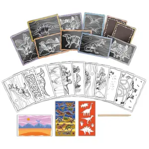 Scratch and draw notebook Totum Dino Forever image-1