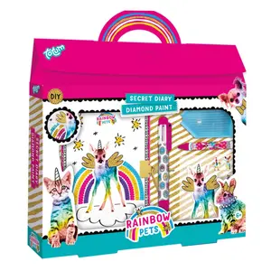Diary with rainbow animal accessories Totum image-0
