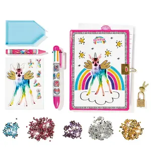 Diary with rainbow animal accessories Totum image-1
