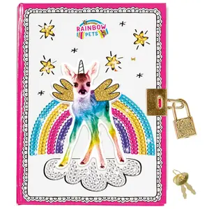 Diary with rainbow animal accessories Totum image-2