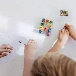 Set of 12 dinosaur ink pads Totum image-3