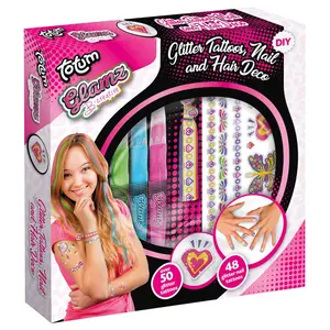 Set créatif tatouages, ongles et cheveux Totum Glamz 25x25 image-0