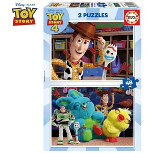 Puzzle 2 x 48 pièces Toy Story image-0