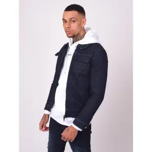 Veste en denim brut à zip Project X Paris image-3