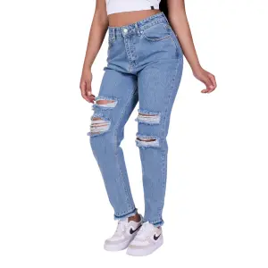 Zerrissene Jeans mit hoher Taille Project X Paris image-0