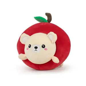 Peluche Trade Invaders Kawaii Fruit - Pomme avec Ours image-0