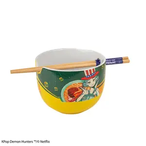 Bol de ramen com pauzinhos para criança Trade Invaders Kpop Demon Hunters - Zoey Hamburger
