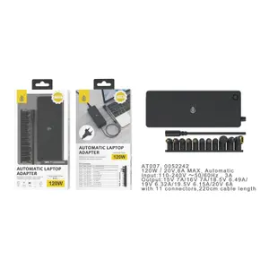 Chargeur universel automatique pour PC Portable 11 Embouts Trade Invaders