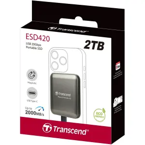 Disco rigido SSD esterno Transcend ESD420C - 2To image-3