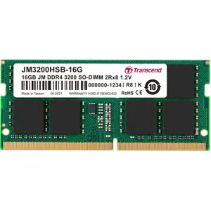 Mémoire RAM PC 16 Go Transcend SODIMM DDR4 JetRam CL22